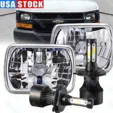 Pair 7x6 Led Headlight Fit For Chevy Express Cargo Van 1500 2500 3500 Truck Pair 7x6 Led Headlight Fit For Chevy Express Cargo Van 1500 2500 3500 Truck
