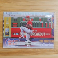 Caden Dana Angels Pitcher 2025 Stadium Club Topps Rookie RC #54