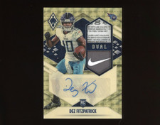 Dez Fitzpatrick 2021 Phoenix Rookie Auto Dual Patch Nike Swoosh RC #1/1 RPA