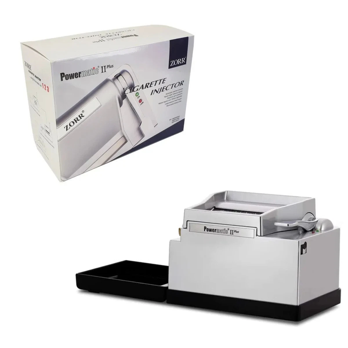 ZORR POWERMATIC 2 Plus Elektrische Zigaretten Stopfmachine Sigarettenmaker 275918851283