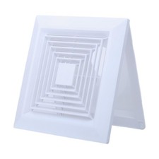 Square Air Vent Cover Ceiling Mount Easy Installation Ventilation Hood Exhaust