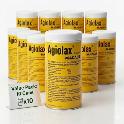 10 PACK AGIOLAX Madaus Granules 250g Made in Germany Express ship New Sealed  
