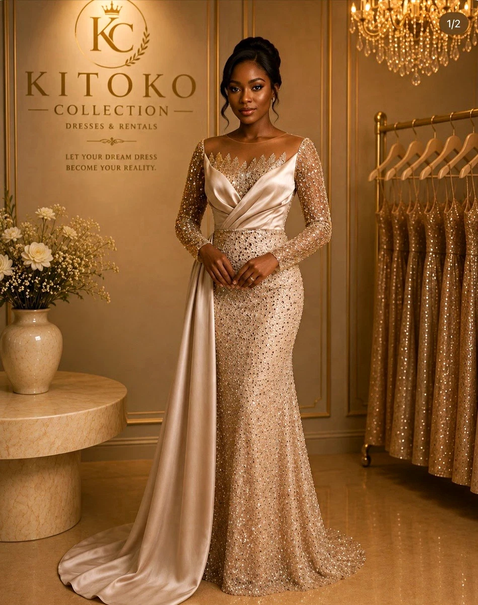 gold sheath dress Wedding Dresses for sale off shoulder ruffles wedding dress