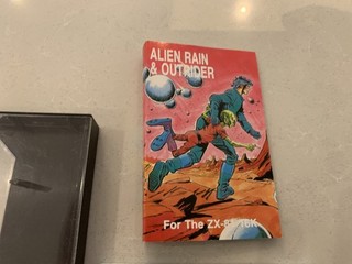 Alien Rain & Outrider Computer Rentals Ltd CRL Sinclair ZX81 Games S2