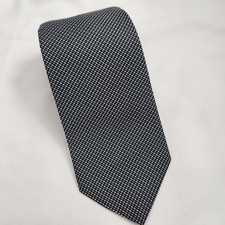 Vintage Brooks Brothers 100 Silk Made In USA Men s Necktie Blue Gold Gray Dots