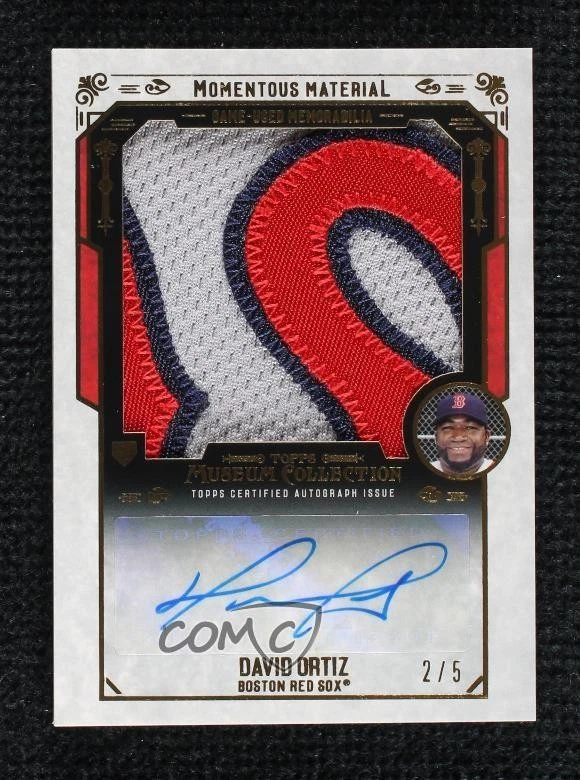 25+ David Ortiz Boston Red Sox Baseball Sports Autographed Trading