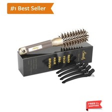 Salon-Quality Blowout Brush - Nano Ceramic with Vented Design for Quick Drying