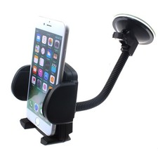Car Mount Windshield Holder Glass Cradle Swivel Dock for Smart Phones