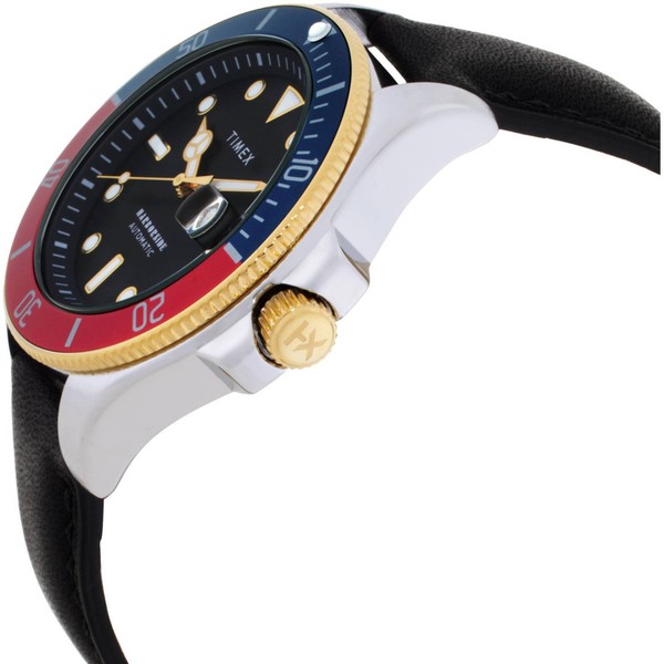 Timex Reloj para Hombre Harborside Coast Automático con Esfera Azul y Correa de Cuero TWH6Z43109J 2