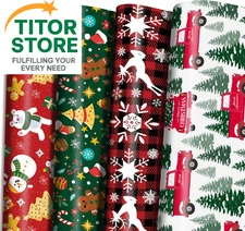 Christmas Wrapping Paper - Jumbo Sheets - Christmas Decorations | CHRISTMAS Gift