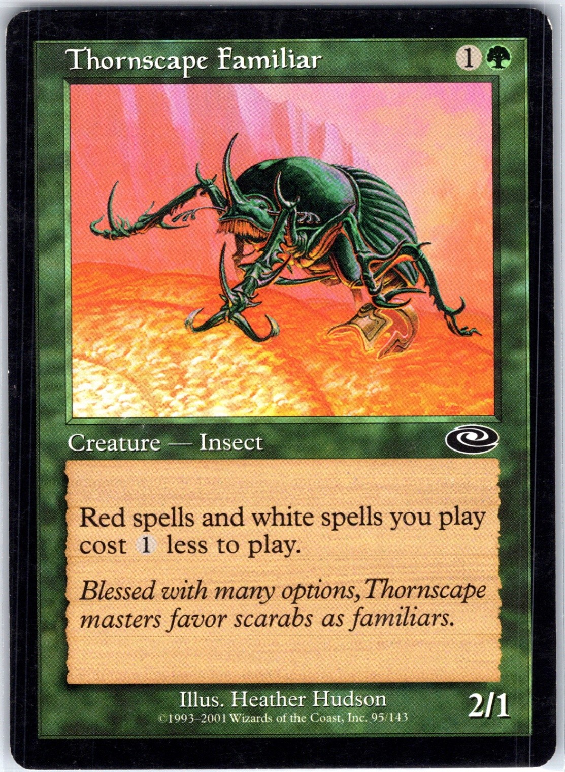 Thornscape Familiar 95 C Planeshift Magic the Gathering MTG LP