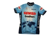 Maillot cyclisme vintage Gewiss Bianchi Biemme