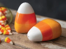 CANDY CORN Fall,Halloween,Thanksgiving decoration 3” inch Salt & Pepper Shakers