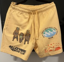 Billionaire Boys Club Men's Sweat Shorts Yellow, Size Large
