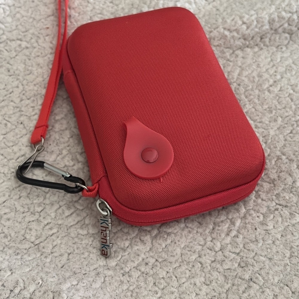 Polaroid Zip Zink Instant Photo Printer Red with Khanka Case