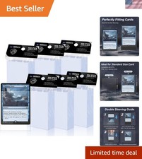600 Pack Card Sleeves, Perfect Fit Inner Sleeves Ideal for Double-Sleeving, T...