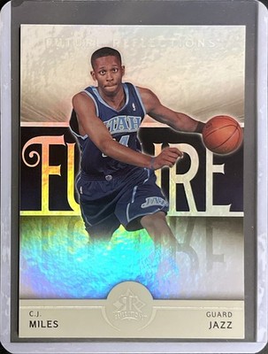 CJ Miles Rookie - 2005 Upper Deck NBA Reflections - Numbered /1499 