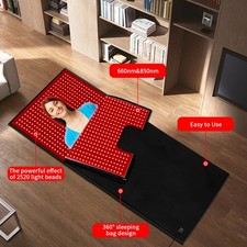 360  Full Body Red Light Therapy Blanket 660nm 850nm Infrared Mat