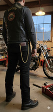 GOLD Wallet Chain Stainless Steel Biker Chain Trucker Leash 3 Sizes Goth Punk
