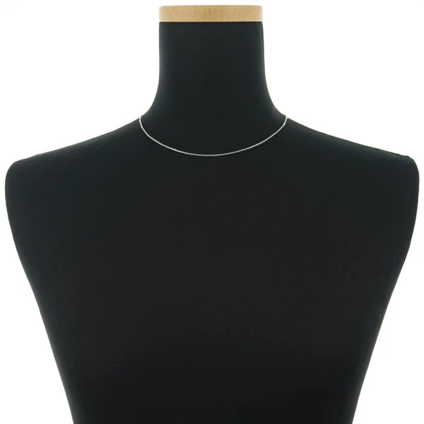 Auténtico Collar Cadena Cartier 45cm Oro Blanco 18K 750 Foto 3 de 3