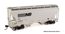 Tolva cubierta Walthers escala HO ~ 39' Trinity 2 bahías ~ Norfolk Southern #236055