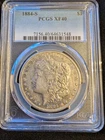 1884-S $1 Morgan Silver Dollar, Graded, XF40