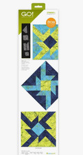 Accuquilt GO! Spinning L -9" Fertig-Block an Bord 55671 Brandneu & Versiegelt UVP150&euro;