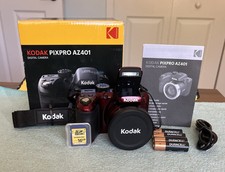 KODAK PIXPRO AZ401 Digital Camera 16MP 40X Zoom HD 720p Video - 16GB SD -Mint -