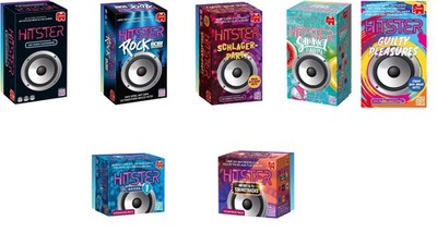JUMBO SPIELE-HITSTER 7er SET XXL - ORIG.-ROCK-SCHLAGER-SUMMER-GUILTY-B1-TV # NEU