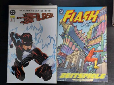 2x FLASH DINO VARIANT 1 2000 & SHOWCASE 6 ZEITSPIELE SETH FISCHER PANINI