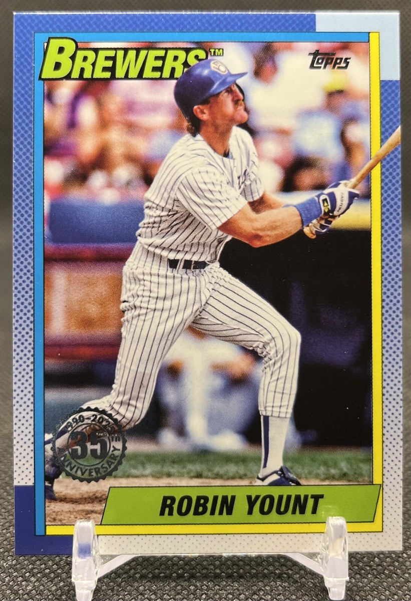 2025 Topps Series 1 ROBIN YOUNT 1990 35th Anniversary! - Milwaukee 