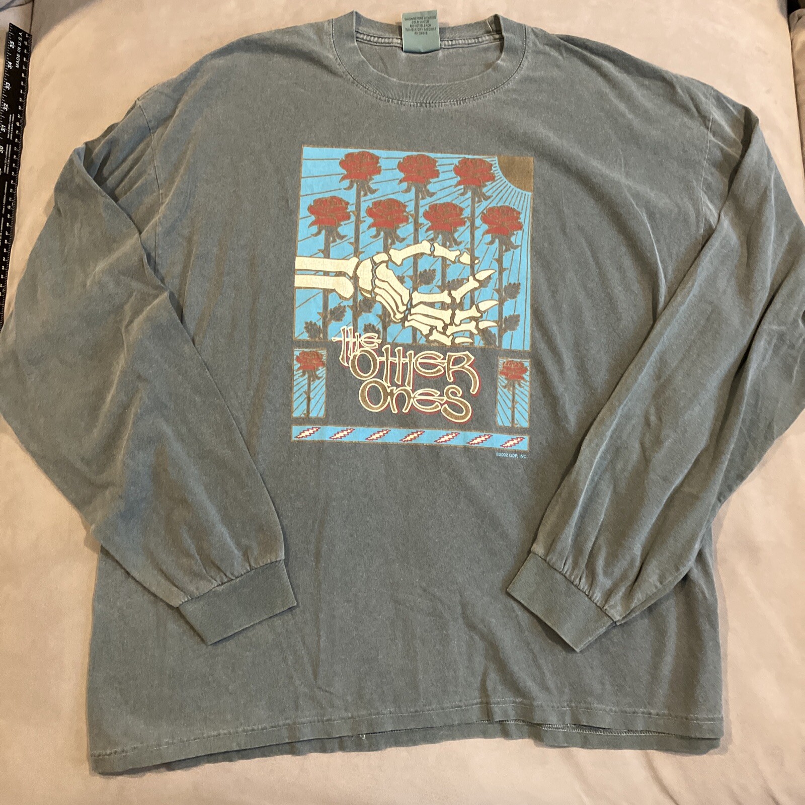 ALTRA RARA THE OTHER ONE 2002 WINTER TOUR GRATEFUL DEAD T SHIRT MANICHE LUNGHE XL