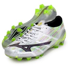MIZUNO Soccer Cleats Alpha 2 JAPAN 25SS P1GA2560 09 White/Black Iridescent New