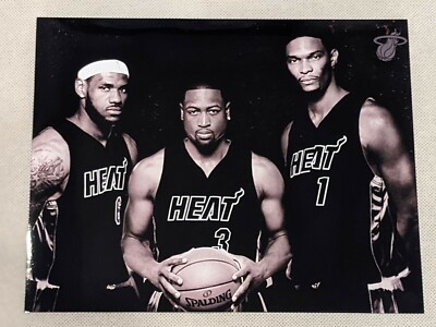 Miami Heat LeBron James and Dwayne Wade Chris Bosh Big Three