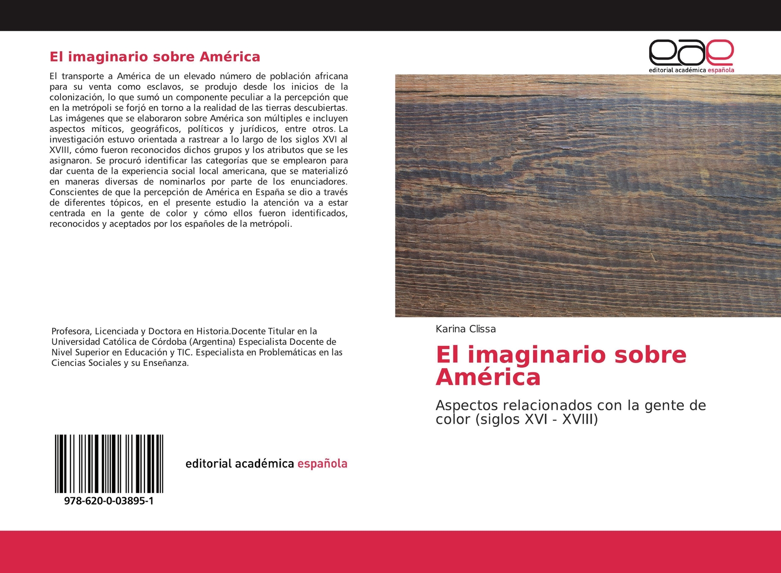 Thumbnail - El Imaginario Sobre América | Karina Clissa | Spanisch | Taschenbuch |