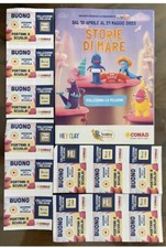 Storie di mare Conad 2023 12 punti peluche + 12 buoni “insieme per la scuola”
