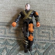 Vintage Hasbro Cops N Crooks Bullit Action Figure w/ 3 Guns Accessory 1980s.
