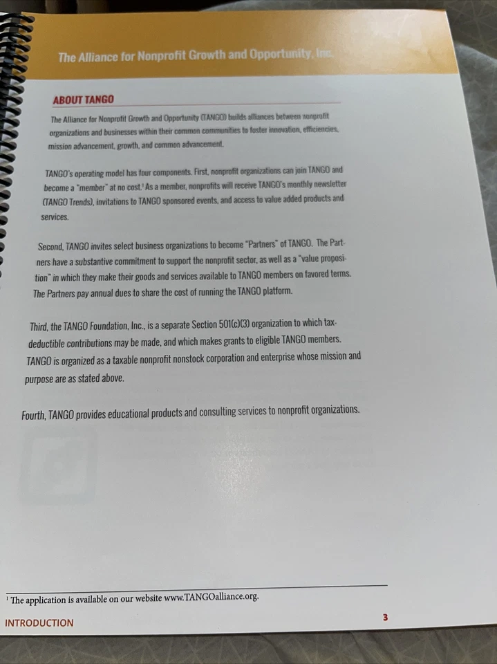 The TANGO Nonprofit Method Textbook & Case Studies - John Horak  - Image 3 of 4
