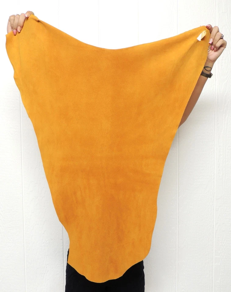 GOLD DEERSKIN Leather Hide for Native Crafts Buckskins Laces Bags Taxidermy Deer - Image 4 of 4