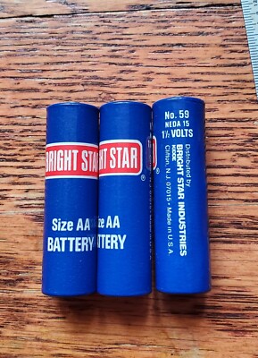 Vintage Bright Star AA Batteries Flashlights Radios Instruments | eBay