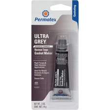 Permatex 22074 Ultra Grey Rigid High-Torque RTV Silicone Gasket Maker, 0.5 oz.