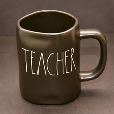 Rae Dunn Mug Teacher Black Artisan Collection...