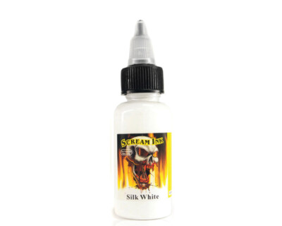 SCREAM TATTOO INK Bright Vibrant Solid Color Black Pigment (Select Color & Size)
