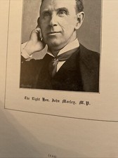 NORFOLK Notables c1893 Hon John Morley Sec For Ireland - With Cromer Residence