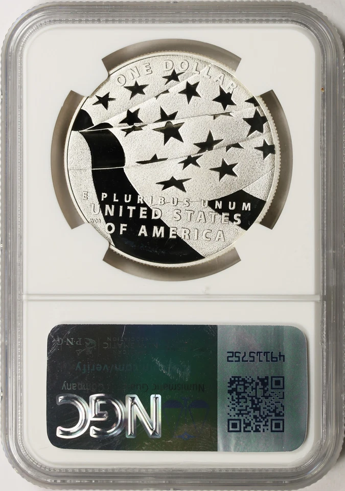 2012-P Star Spangled Banner Silver Dollar $1 NGC PF69 Ultra Cameo - Image 2 of 2
