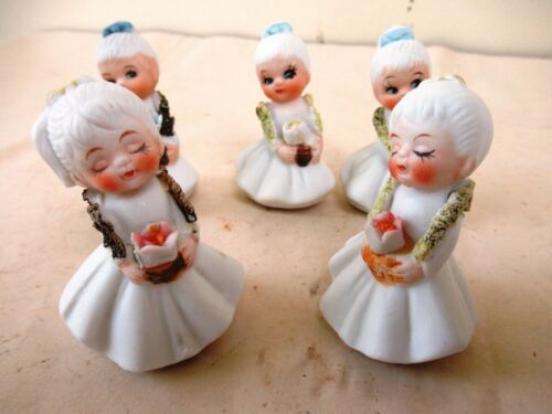 Antique Doll Frozen Charlotte Miniature All Bisque Dollhouse China Head Germa F3 - Picture 1 of 7