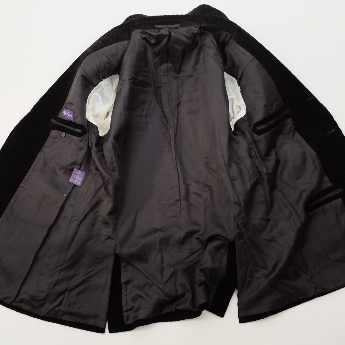 Ralph Lauren Purple Label jacket blazer 44 L black corduroy Ralph Lauren Purple Label jacket blazer 44 L black corduroy