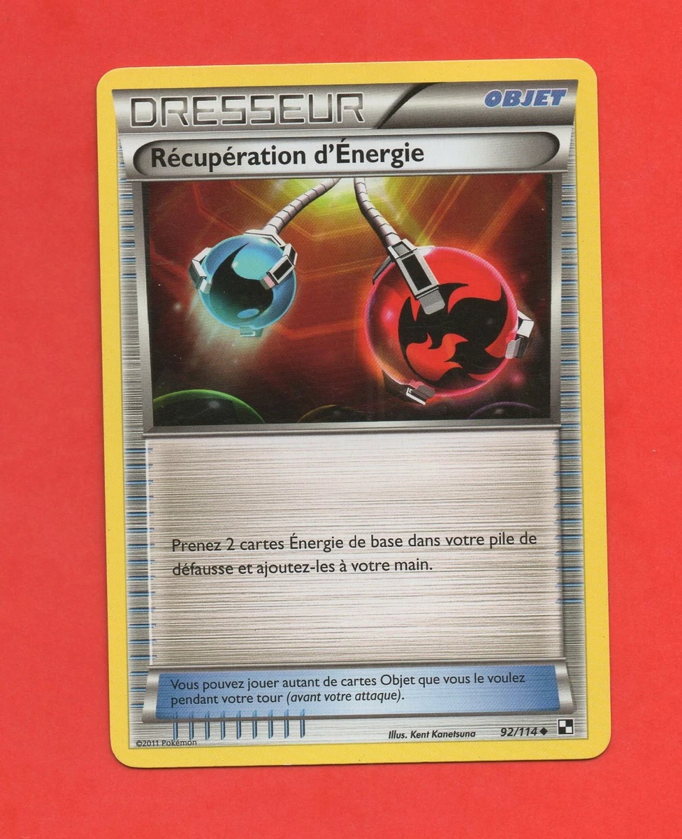Pokémon Entrenador N° 92/114 - RECUPERACIÓN DE ENERGÍA (A6611)