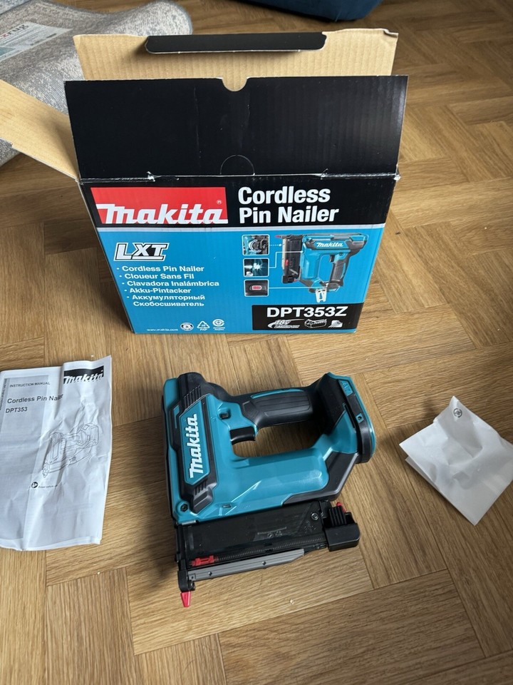Makita DPT353Z 18V Cordless LXT Pin Nailer 88381835374 eBay