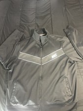 NIKE 717285 BLACK LONG SLEEVE FULL ZIP TRACK JACKET SZ XXL